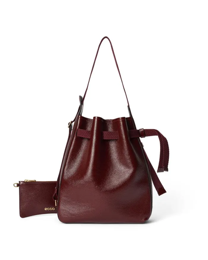 Ecco Totes and Handbags Bags and Accessories ECCO Sail Medium Shine Pebbled Red Ecco Totes and Handbags Bags and Accessories ECCO Sail Medium Shine Pebbled Red
