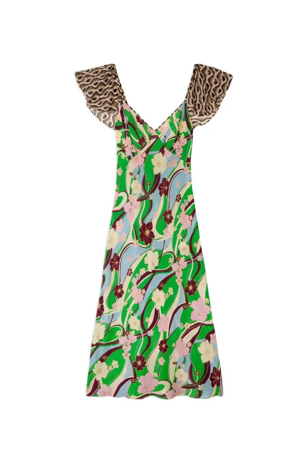 Effie Hibiscus Geo Mix Women RIXO Dresses Effie Hibiscus Geo Mix Women RIXO Dresses