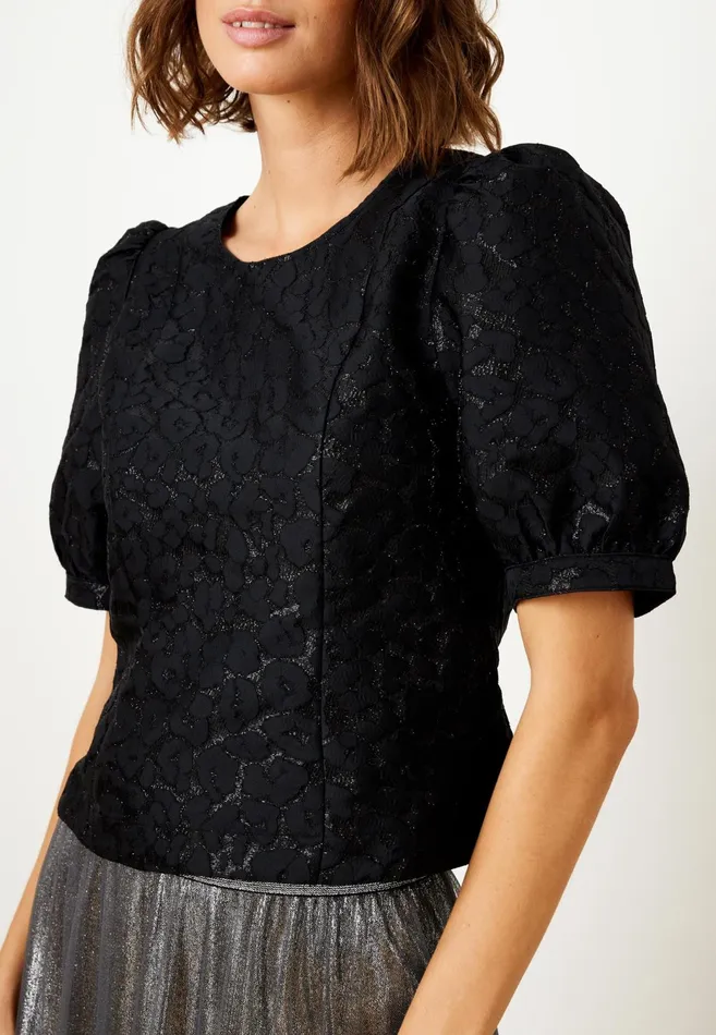 ELIANA BLOUSE 15406 999 Black 999 Women IN FRONT BLOUSES SHIRTS