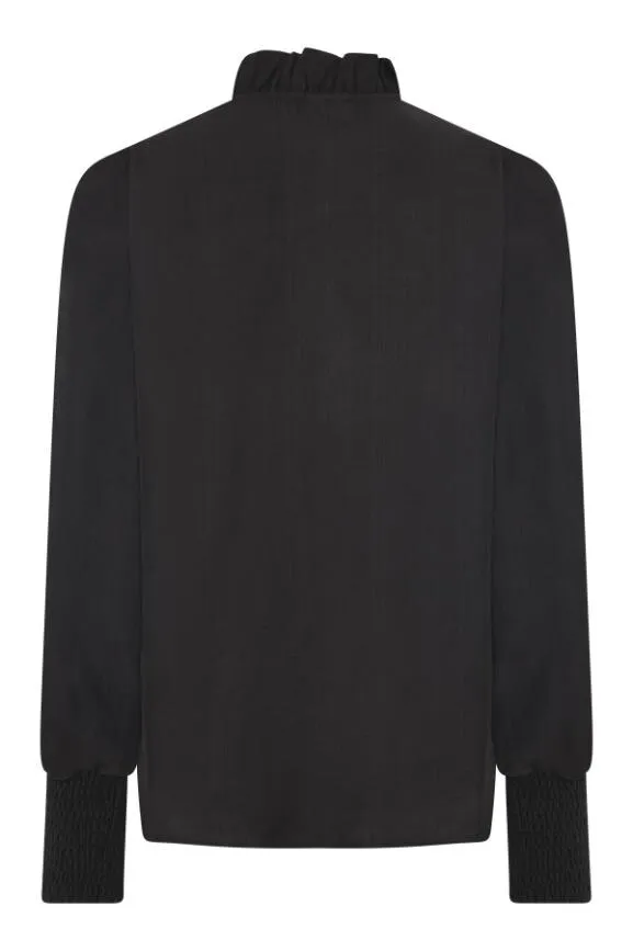 EMMA BLOUSE 16460 999 Black 999 Women IN FRONT BLOUSES SHIRTS