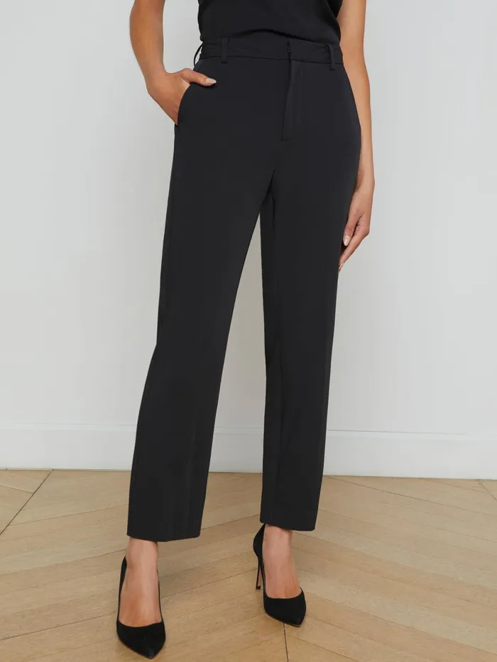 Enola Cigarette Pant Black Women L039Agence Pants Enola Cigarette Pant Black Women L039Agence Pants