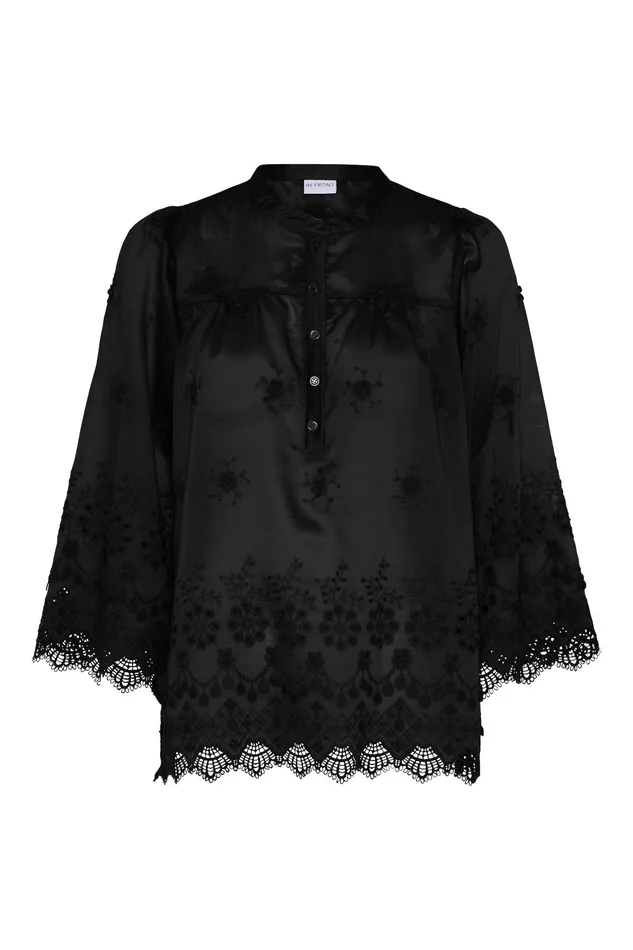 ESME BLOUSE 16472 999 Black 999 Women IN FRONT BLOUSES SHIRTS