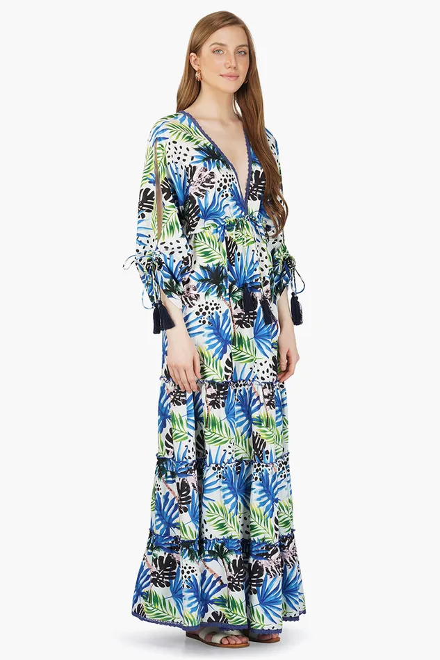 Eva Forest Printed Maxi Dress Eva Forest Printed Maxi Dress