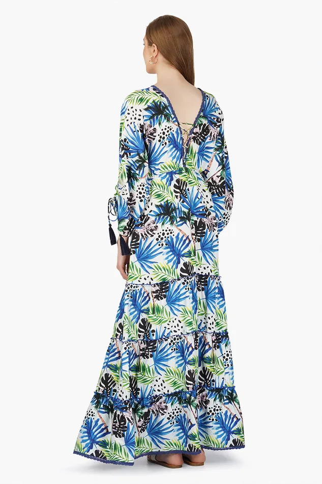 Eva Forest Printed Maxi Dress Eva Forest Printed Maxi Dress