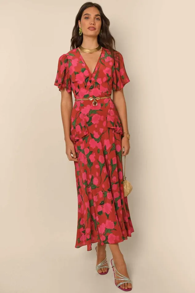 Evie Fontainhas Floral Valentine Women RIXO Dresses