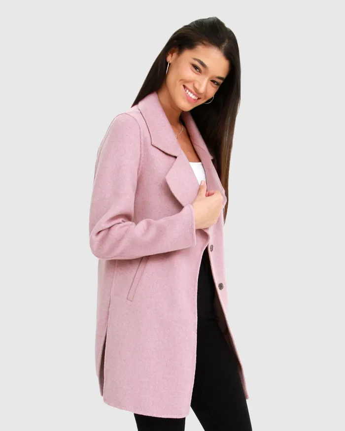 ExBoyfriend Wool Blend Oversized Jacket 8211 Lilac Coats and Jackets Belle and Bloom Women ExBoyfriend Wool Blend Oversized Jacket 8211 Lilac Coats and Jackets Belle and Bloom Women