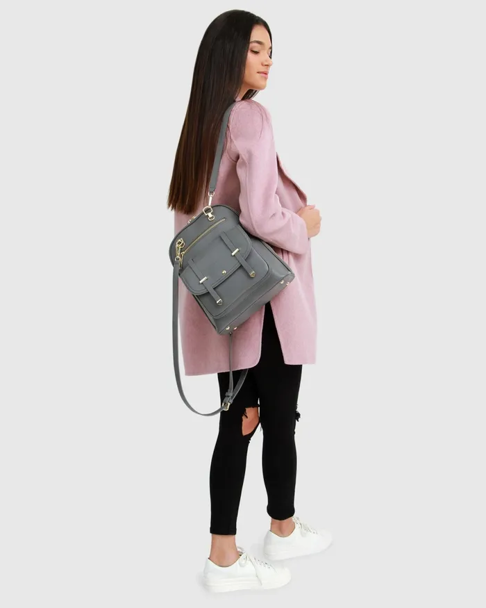 ExBoyfriend Wool Blend Oversized Jacket 8211 Lilac Coats and Jackets Belle and Bloom Women