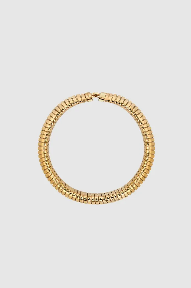 Fashion Jewelry Women ANINE BING Coil Chain Bracelet 8211 Gold