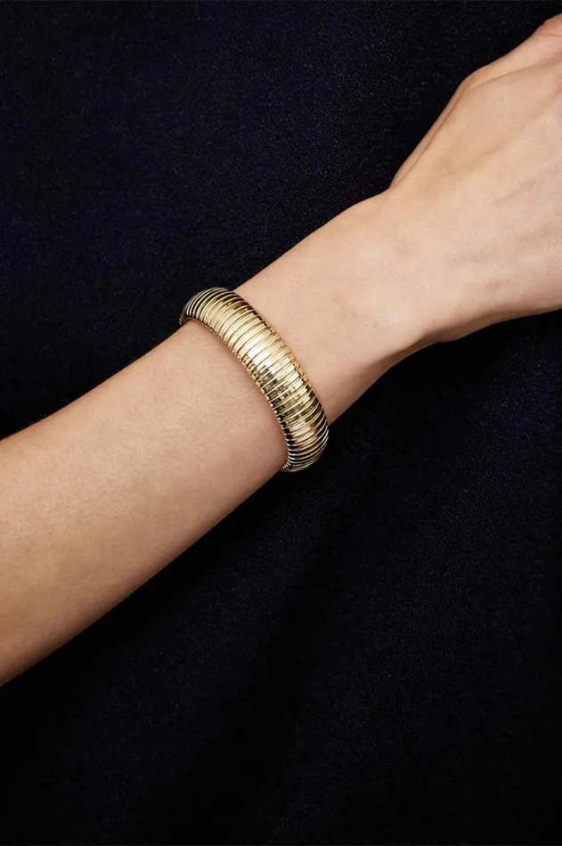 Fashion Jewelry Women ANINE BING Coil Chain Bracelet 8211 Gold
