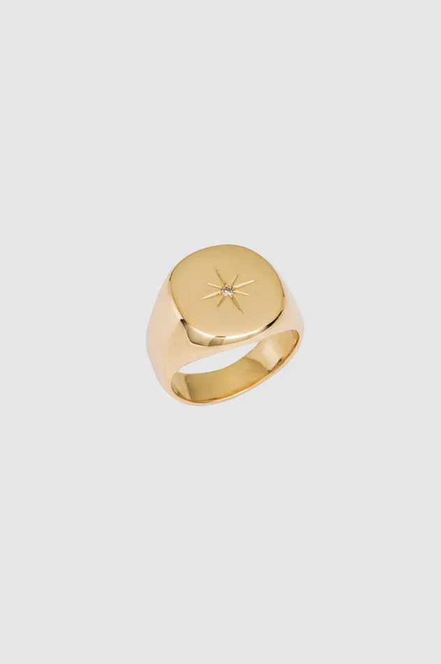 Fine Jewelry Women ANINE BING Signet Ring 8211 14k Gold