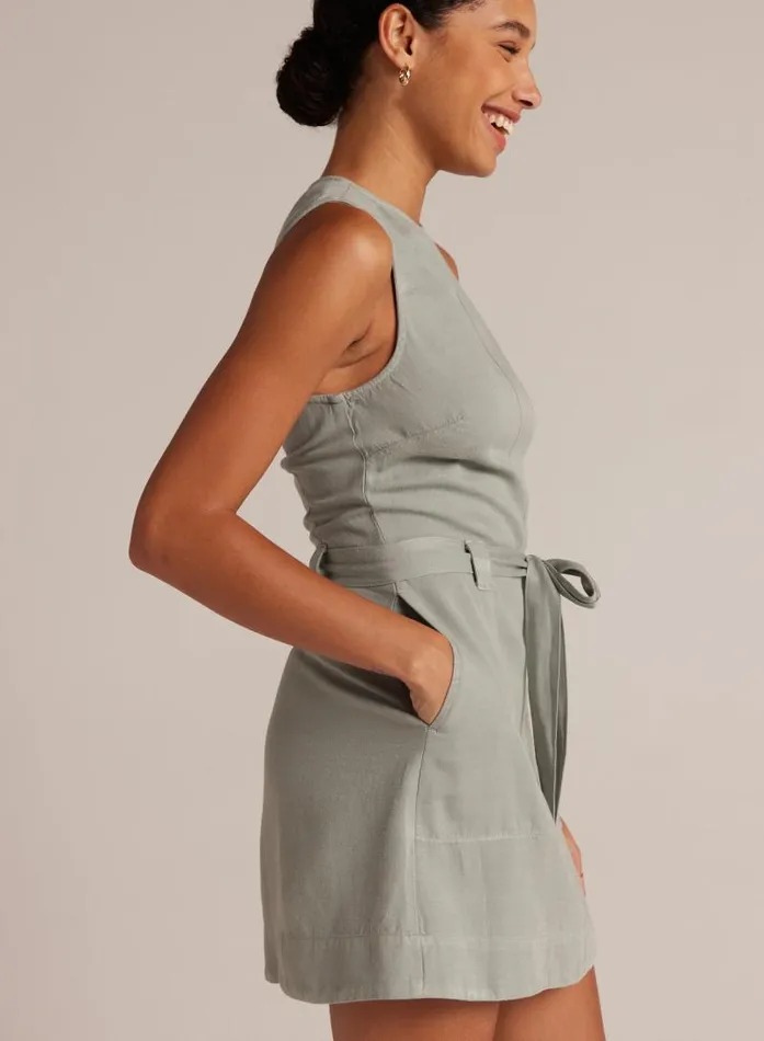 Fitted Zip Back Dress 8211 Sage Oasis Women Bella Dahl Mini Dresses Fitted Zip Back Dress 8211 Sage Oasis Women Bella Dahl Mini Dresses