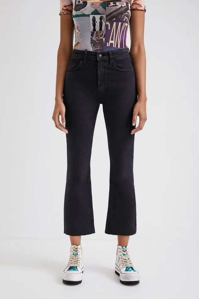 Flared Ankle Grazer Jeans Women Desigual Jeans