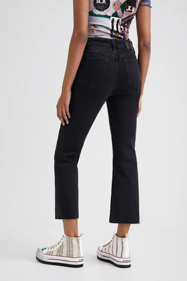 Flared Ankle Grazer Jeans Women Desigual Jeans