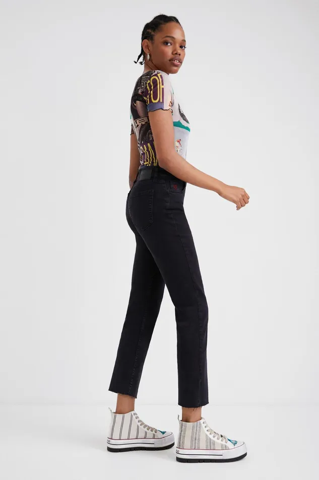 Flared Ankle Grazer Jeans Women Desigual Jeans