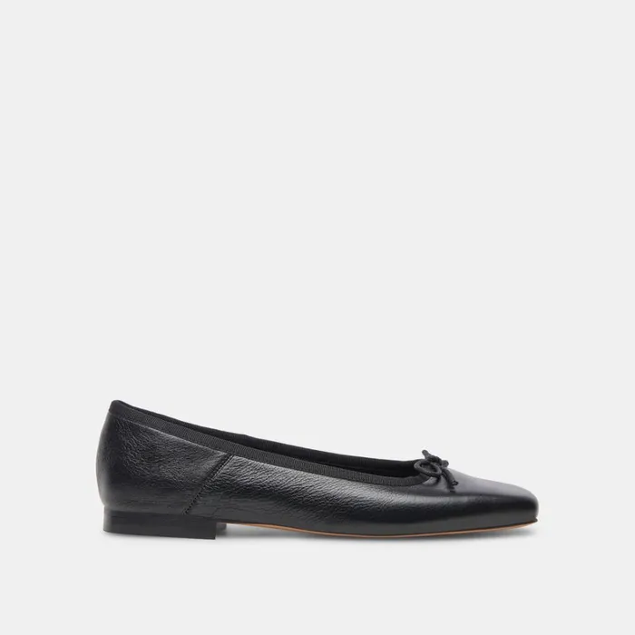 Flats and Loafers Women Dolce Vita Anisa Ballet Flats Black Leather