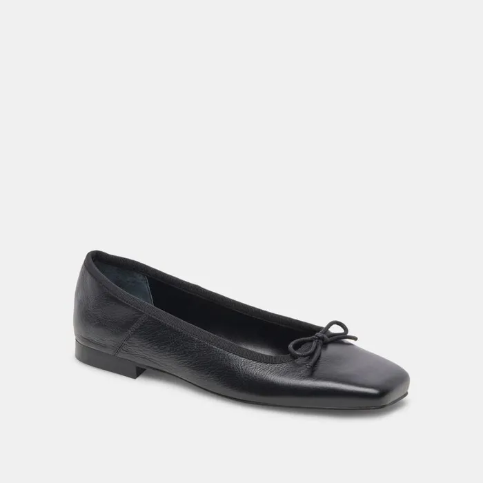 Flats and Loafers Women Dolce Vita Anisa Ballet Flats Black Leather