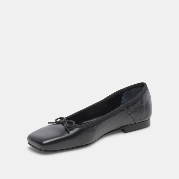 Flats and Loafers Women Dolce Vita Anisa Ballet Flats Black Leather