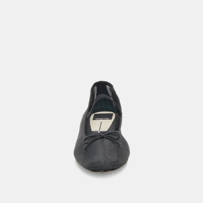 Flats and Loafers Women Dolce Vita Cadel Ballet Flats Onyx Mesh