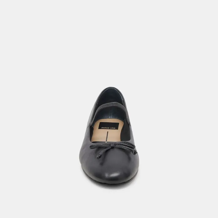 Flats and Loafers Women Dolce Vita Carin Ballet Flats Black Leather