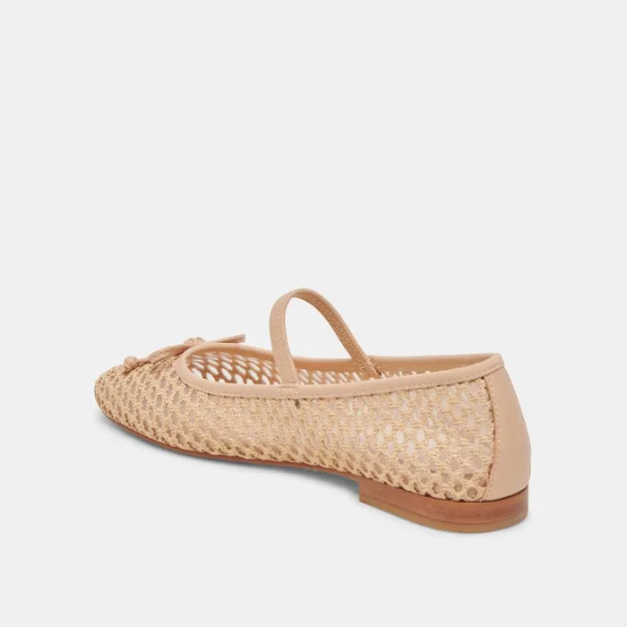 Flats and Loafers Women Dolce Vita Carin Raffia Ballet Flats Lt Natural Raffia