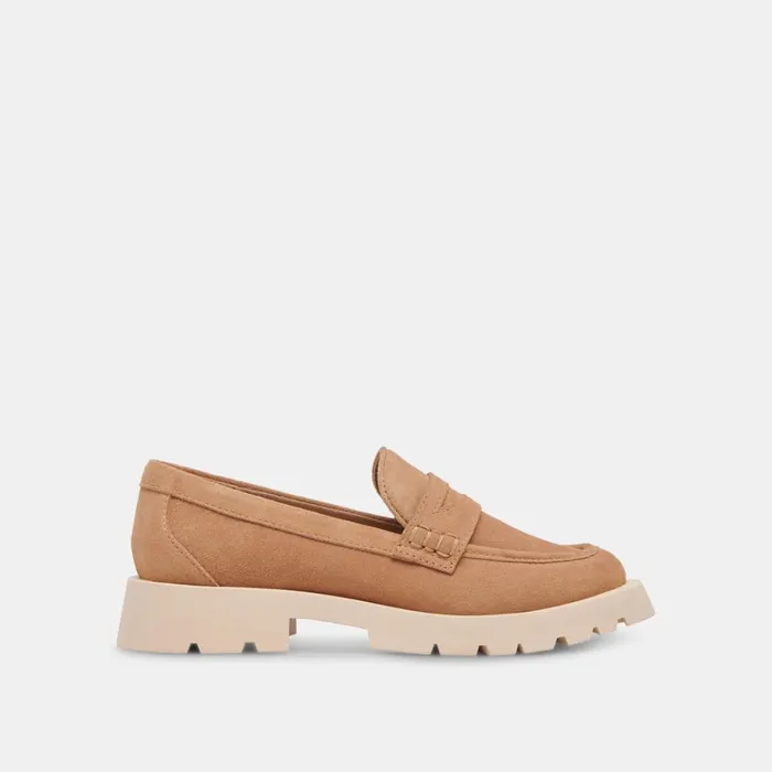 Flats and Loafers Women Dolce Vita Elias Flats Toffee Suede