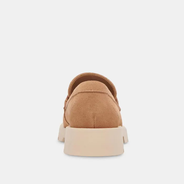Flats and Loafers Women Dolce Vita Elias Flats Toffee Suede
