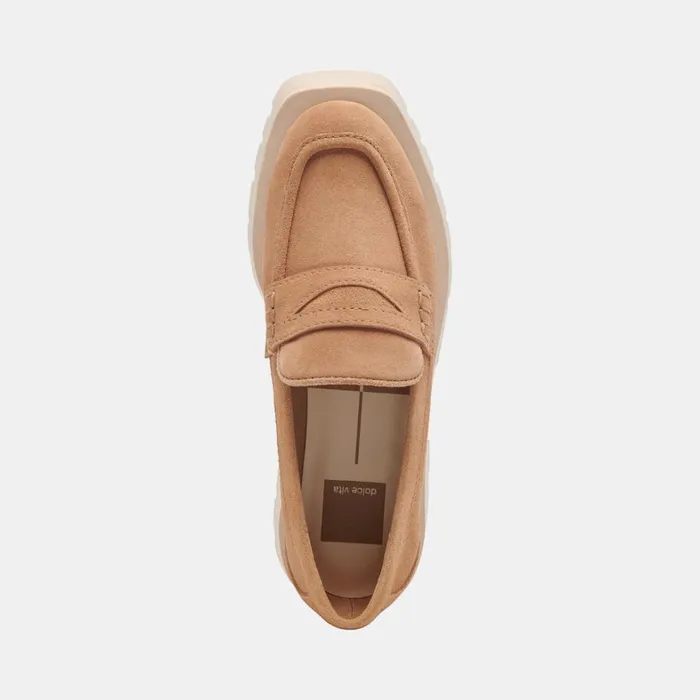 Flats and Loafers Women Dolce Vita Elias Flats Toffee Suede