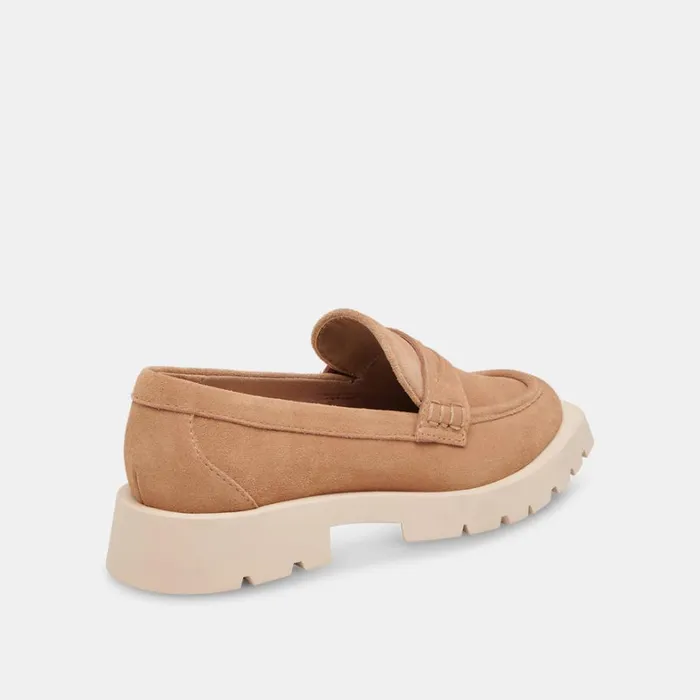 Flats and Loafers Women Dolce Vita Elias Flats Toffee Suede