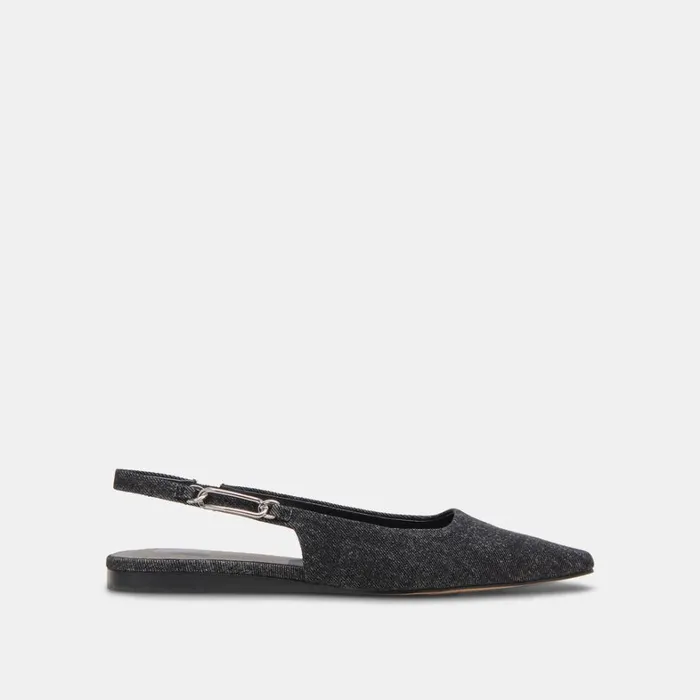 Flats and Loafers Women Dolce Vita Elley Flats Carbon Denim