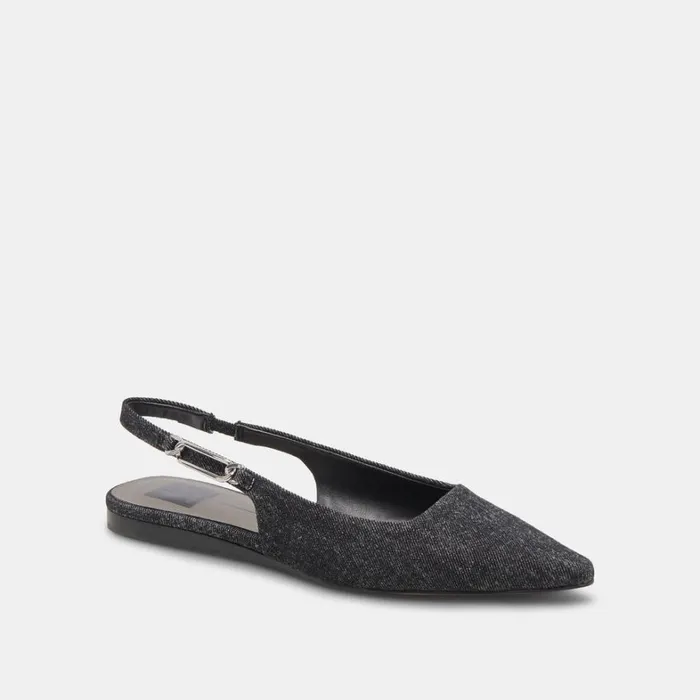 Flats and Loafers Women Dolce Vita Elley Flats Carbon Denim