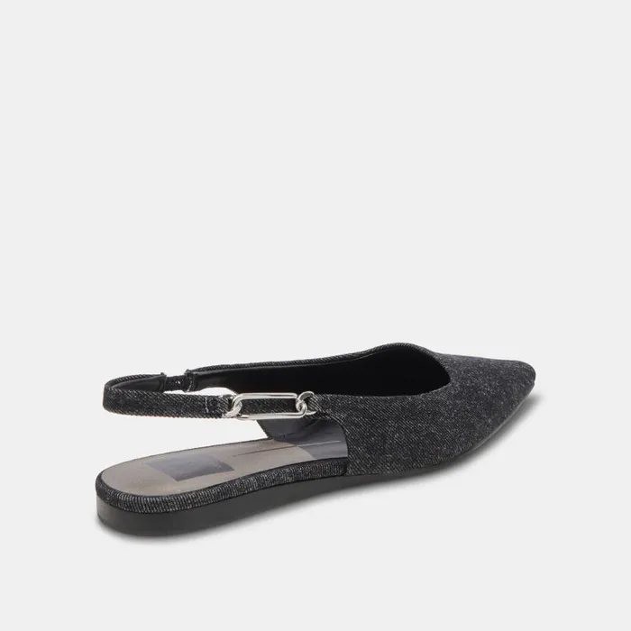 Flats and Loafers Women Dolce Vita Elley Flats Carbon Denim