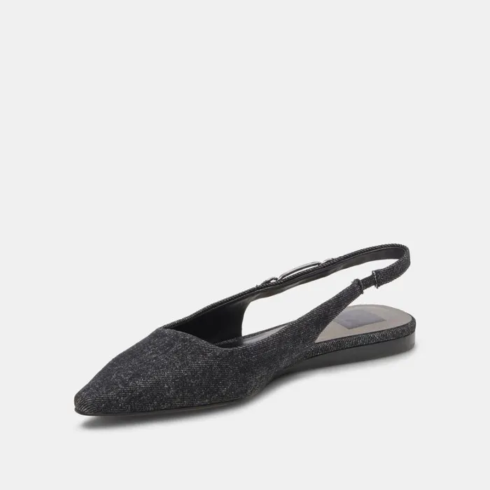 Flats and Loafers Women Dolce Vita Elley Flats Carbon Denim