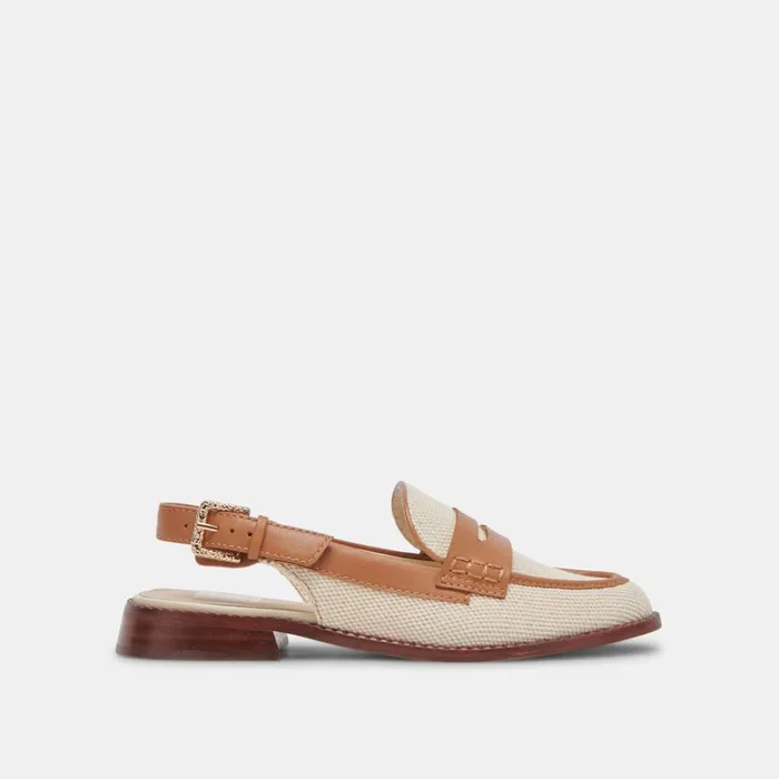 Flats and Loafers Women Dolce Vita Hardi Loafers Tan Multi Canvas
