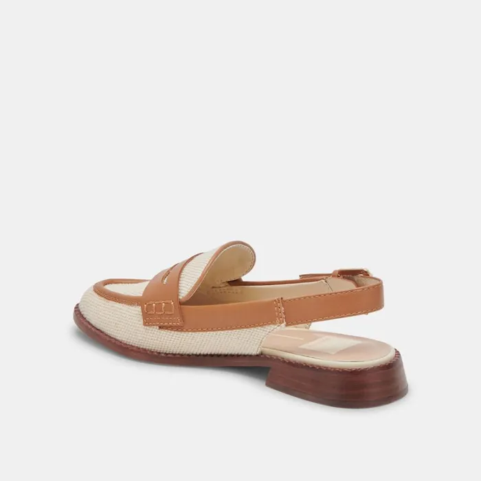 Flats and Loafers Women Dolce Vita Hardi Loafers Tan Multi Canvas