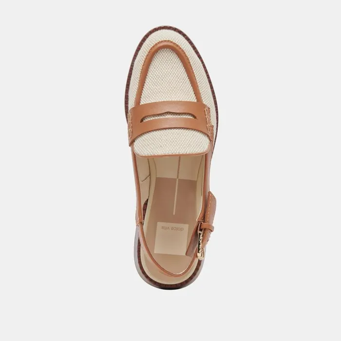 Flats and Loafers Women Dolce Vita Hardi Loafers Tan Multi Canvas