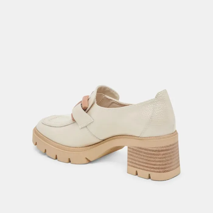 Flats and Loafers Women Dolce Vita Harold Heels Ivory Patent Leather