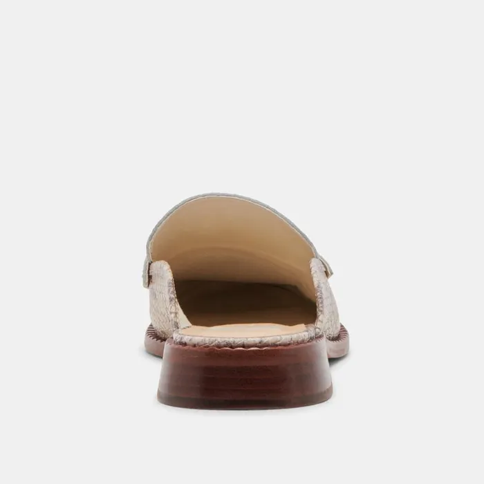 Flats and Loafers Women Dolce Vita Havan Loafers Sand Snake Embossed