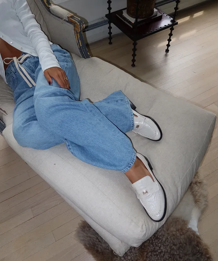 Flats and Loafers Women Dolce Vita Hilly Loafers Ivory Coin