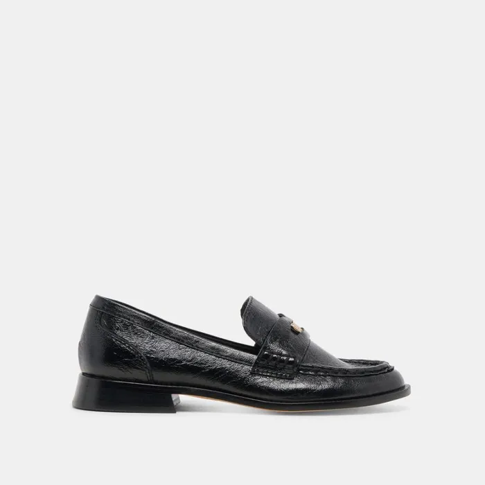 Flats and Loafers Women Dolce Vita Hilly Wide Loafers Midnight Coin