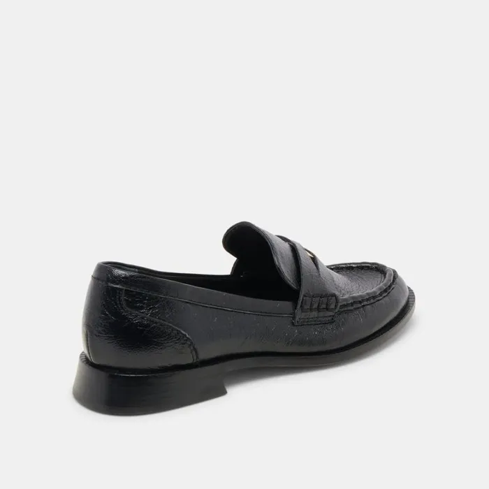 Flats and Loafers Women Dolce Vita Hilly Wide Loafers Midnight Coin