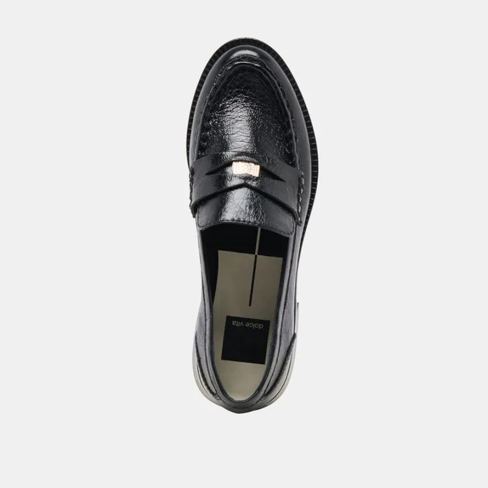 Flats and Loafers Women Dolce Vita Hilly Wide Loafers Midnight Coin