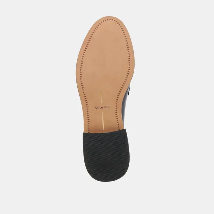 Flats and Loafers Women Dolce Vita Hilly Wide Loafers Midnight Coin
