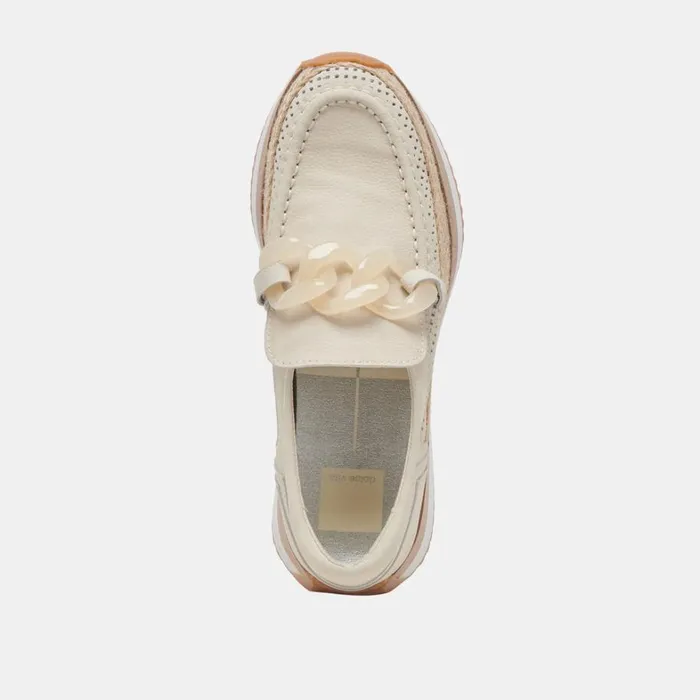 Flats and Loafers Women Dolce Vita Jadah Sneakers Ivory Nubuck