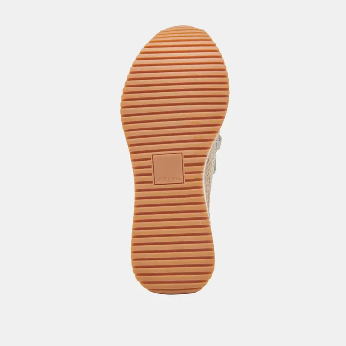 Flats and Loafers Women Dolce Vita Jadah Sneakers Ivory Nubuck