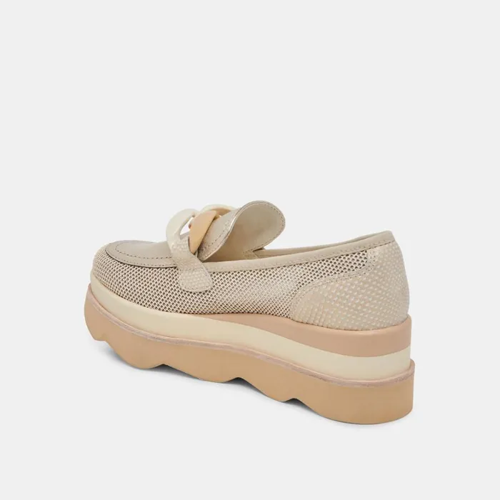 Flats and Loafers Women Dolce Vita Jaksen Sneakers Gold Mesh