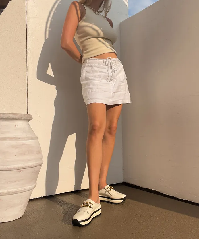 Flats and Loafers Women Dolce Vita Jerry Sneakers White Leather