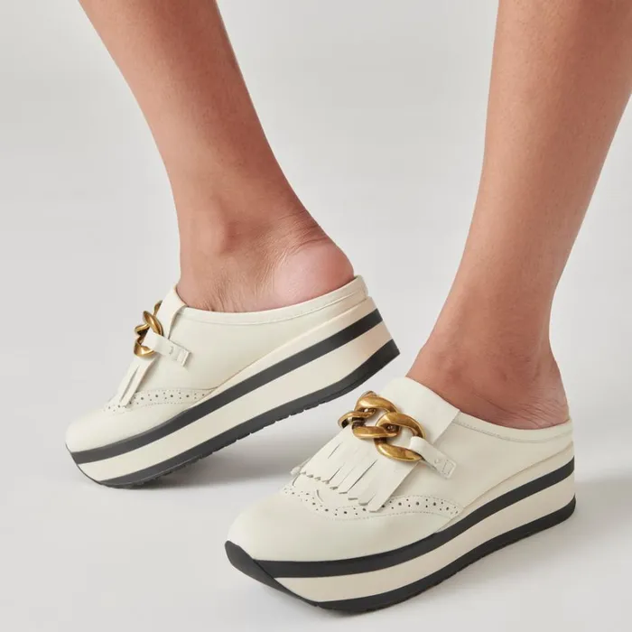 Flats and Loafers Women Dolce Vita Jerry Sneakers White Leather