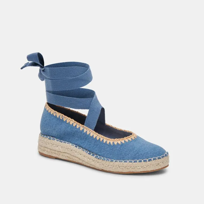 Flats and Loafers Women Dolce Vita Morgan Flats Blue Denim