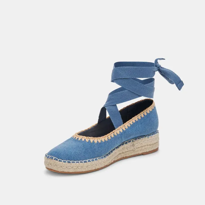 Flats and Loafers Women Dolce Vita Morgan Flats Blue Denim