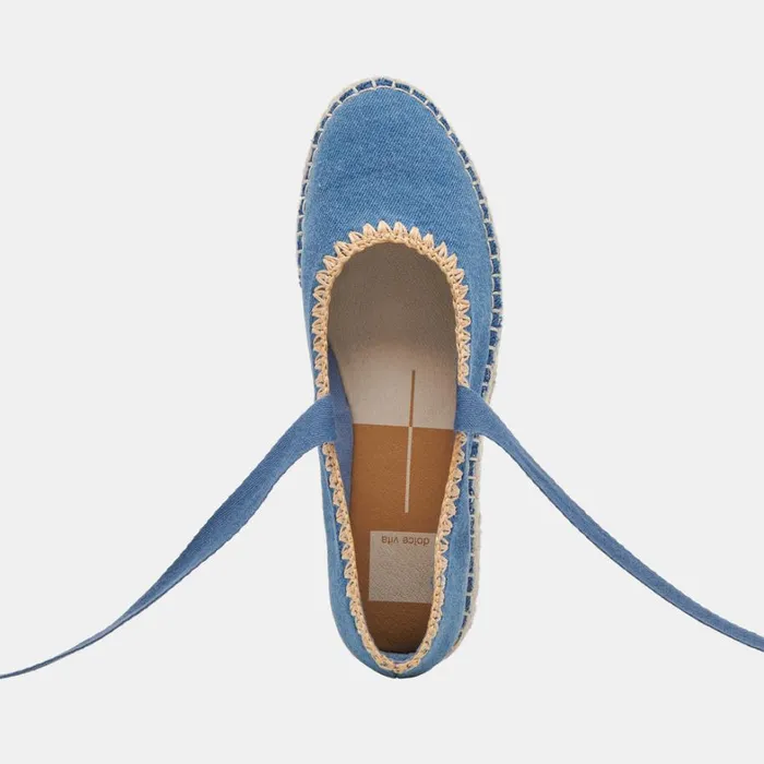 Flats and Loafers Women Dolce Vita Morgan Flats Blue Denim